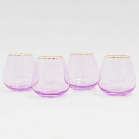 Sirene-Stielglas in Misty Lilac von Cassandra Stearns