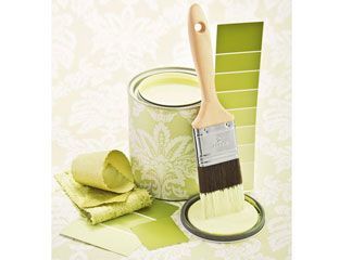 grün Pinsel und malen kann 