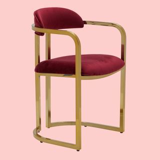 Modrn Glam Marni Metallhaltig Dining Chair