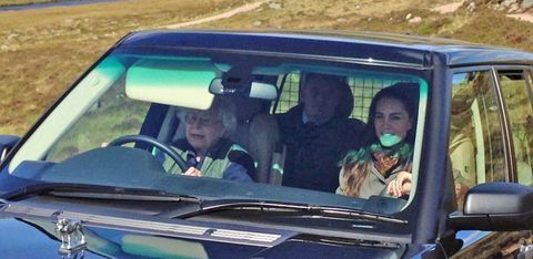 Queen Elizabeth fahren Kate Middleton