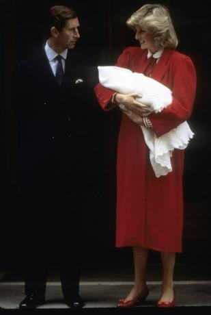 Diana Prince Charles und Prinz Harry 1984