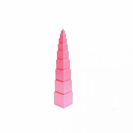 Kleiner rosafarbener Turm