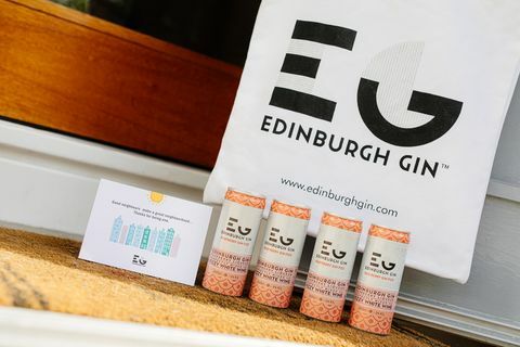 Edinburgh Gin Himbeer Gin Fizz kann Wettbewerb
