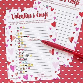Valentinstag-Party-Emoji-Spiel