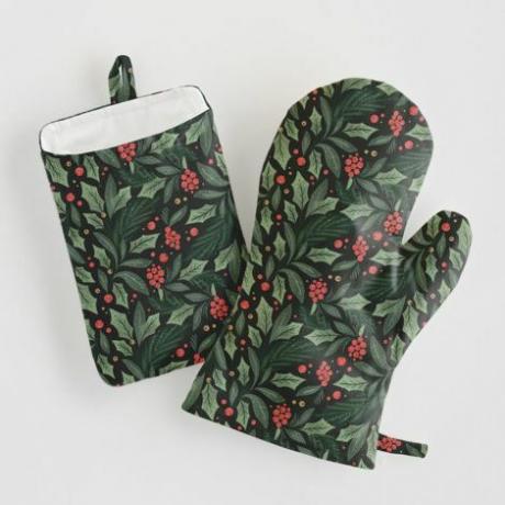 Holly Branches Topflappen-Set von Kristen Smith